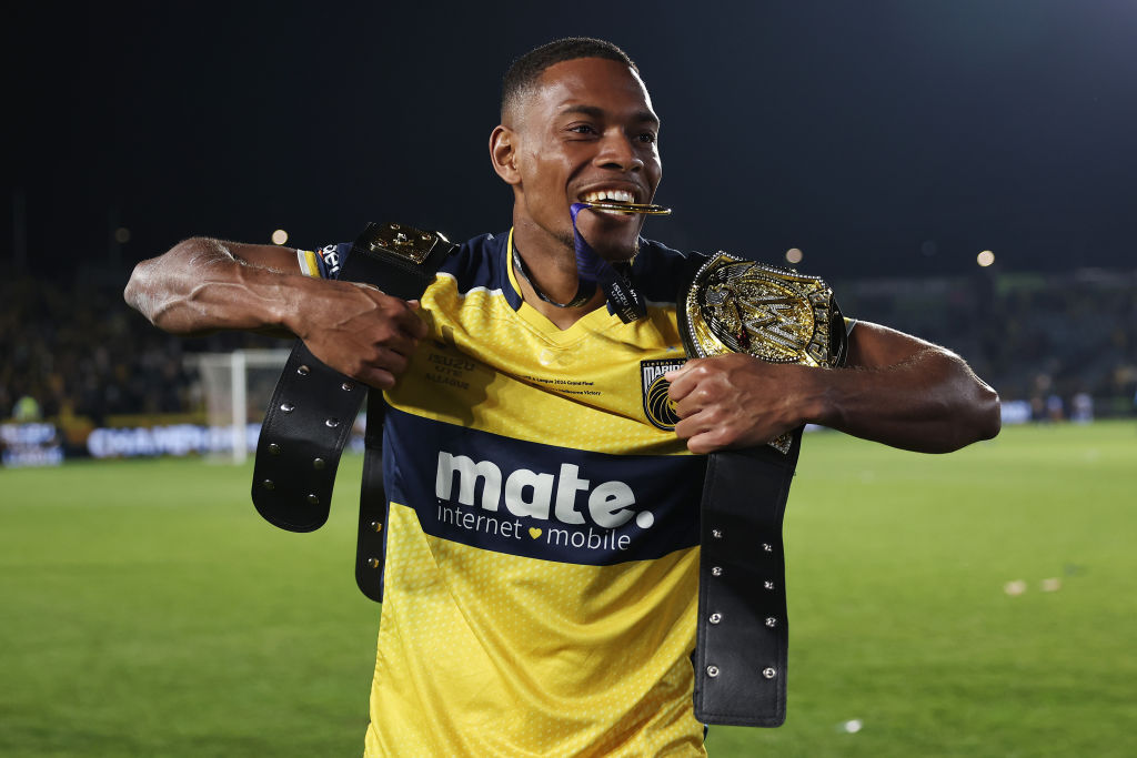 Dan Hall with Central Coast Mariners
